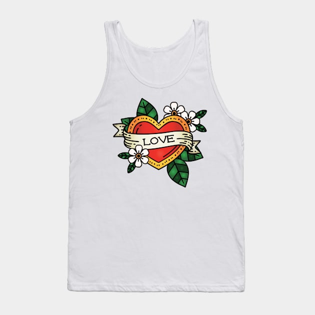 Love Tank Top by OctoberArts